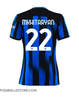 Günstige Inter Milan Henrikh Mkhitaryan #22 Heimtrikot Damen 2023-24 Kurzarm